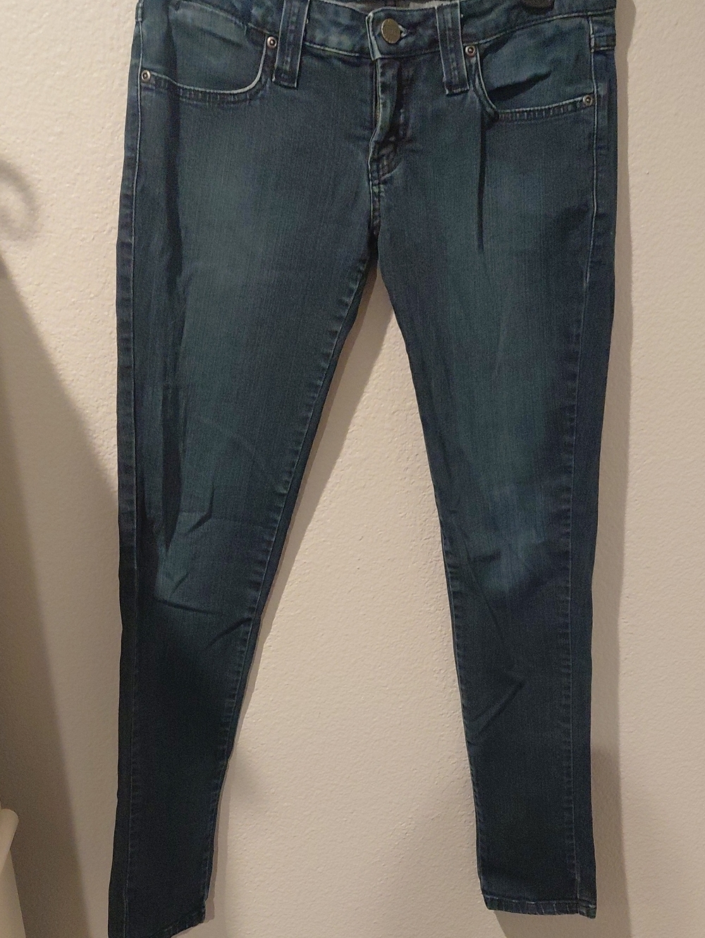 Frankie B. Women’s Dark Teal Skinny Jeans - Classic Stretch Fit